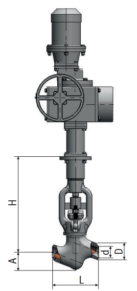 1с-15-4Э клапан запорный | Производство| Фото